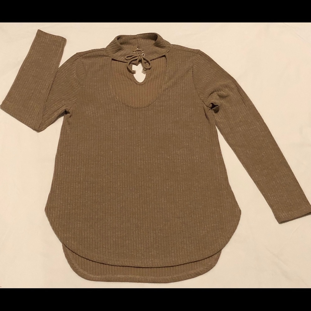 Mock Choker Sweater